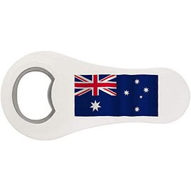 Azeeda 'Waving Australian Flag' Bottle Opener Fridge Magnet (BO00072093)