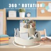Lvjkes Rotating Pen Holder, Desk Organiser, 11 Compartments, Improved Large