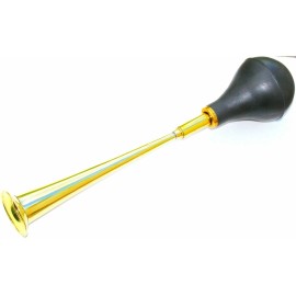 LARGE 17" Vintage Antique Brass Taxi BULB Horn Trumpet Car Clown Bulb VERY LOUD