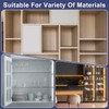 sourcing map 100Pcs 5mm Shelf Support Peg, Clear Plastic Shelf