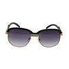 Elite WOOD Art Clear Lens Eyeglasses Unisex Vintage Fashion Aviator