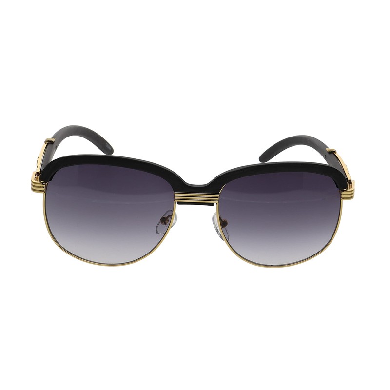 Elite WOOD Art Clear Lens Eyeglasses Unisex Vintage Fashion Aviator