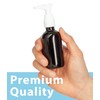 2 oz / 60 ml Black Glass Refillable Dispenser Empty