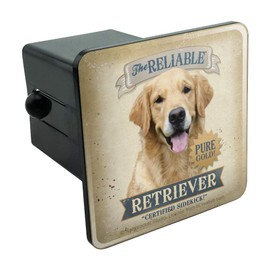 GRAPHICS & MORE The Reliable Retriever Certified Sidekick Pure Gold Tow Trailer Hitch Cover Plug Insert