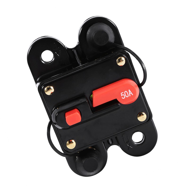 50Amp -100Amp Circuit Breaker Reset Fuseholder Car Boat Fuse Holder