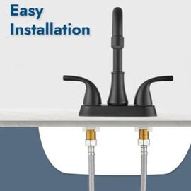 Water Supply Line, 20 inch White Braided Nylon and Reinforced PVC Water Hose with 1/2 inch x 1/2 inch Female Plastic Nuts, For Faucets and Sinks and Toilets [PLS 50 0808]