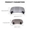 ZSADZS Universal Motorcycle Rise Adjustable Windscreen Extension Windshield Spoiler Air