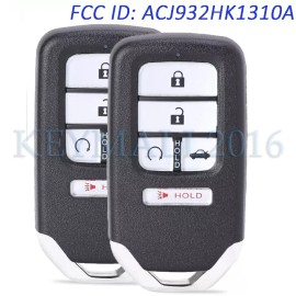 keymalll 2 ACJ932HK1310A Smart Keyless Remote Key Fob for Honda Accord 2016 2017 434MHz