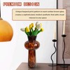 11" High Luxe Leopard Glass Vase — Unique Modern Amber