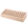 98 Holes Leather Craft Tool Wood Rack Wooden Punch Tool