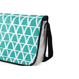 Le Jardin du Lin Digital Bedruckte Messenger Schultaschen mit Schwarzem Riemen für Mädchen und Jungen, Zurück zur Schule, Kuriertaschen für Schüler, Umhängetaschen, Größe: 29x36 Cm