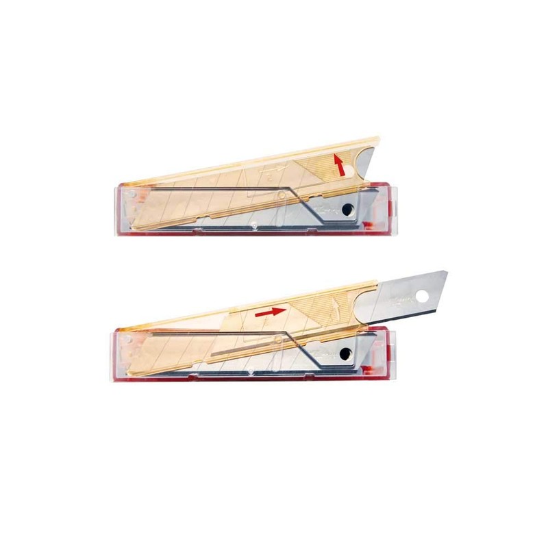 Lutz Cutter Blades, Snap-Off Blades 18 mm Titanium Ages 2