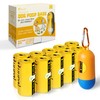 Dog Poop Bags-150 Counts with Holder (10 Rolls), Biodegradable Poop