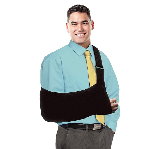 Joslin Ultimate Arm Sling Supports Weight of Arm Evenly to Eliminate Pressure Points While Dramatically Reducing Neck Fatigue, Made of Soft Breathable Cotton Spandex Fabric, Goliath Sling