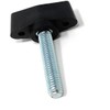 Design61 4 x Plastic Wing Screws with Threaded Bolts Steel