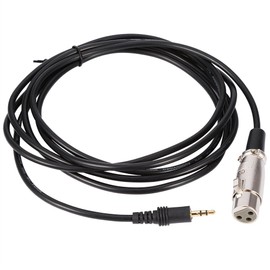 XLR Male Cable, 10FT 3 Pin XLR Connector Female to 1/8" 3.5mm Male Stereo Jack Microphone Audio Cord Cable Jack Microphone Cable for Microphones Speakers Stage Amplifiers DJ