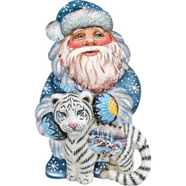 G. Debrekht Tiger Santa Deco Ornament