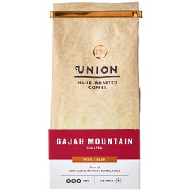 Union Hand Roasted Coffee Union Hand Roasted Gajah Mountain Sumatra Wholebean, 200g