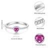 SOLOLIKE Birthstone Rings for Women: S925 Sterling Silver Stacking Birthstones