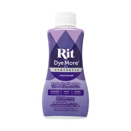 Synthetic Rit Dye More Liquid Fabric Dye – Wide Selection of Colors – 7 Ounces - Royal Purple