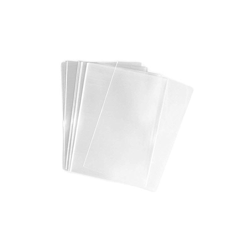 UNIQUEPACKING 100 Pcs 3x5 (O) Clear Flat Cello/Cellophane Bags Good