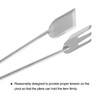 sourcing map Scissors Tong, 25cm Carbon Steel Fireplace Firewood Picker