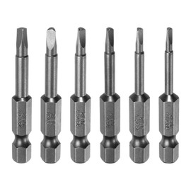 HARFINGTON 6pcs TA1.8-TA3 Triangle Screwdriver Bit 1/4" Hex Shank 2" Length Magnetic Tri-angle Screw Driver Power Tool