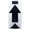 Hybsk Black Arrows Stickers Total 500 Stickers Per Roll (Black)