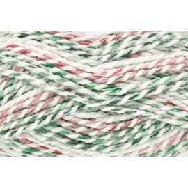 King Cole Christmas Super Chunky Knitting Yarn Acrylic & Wool Mix 1 x 100g (Candy Cane - 6103)