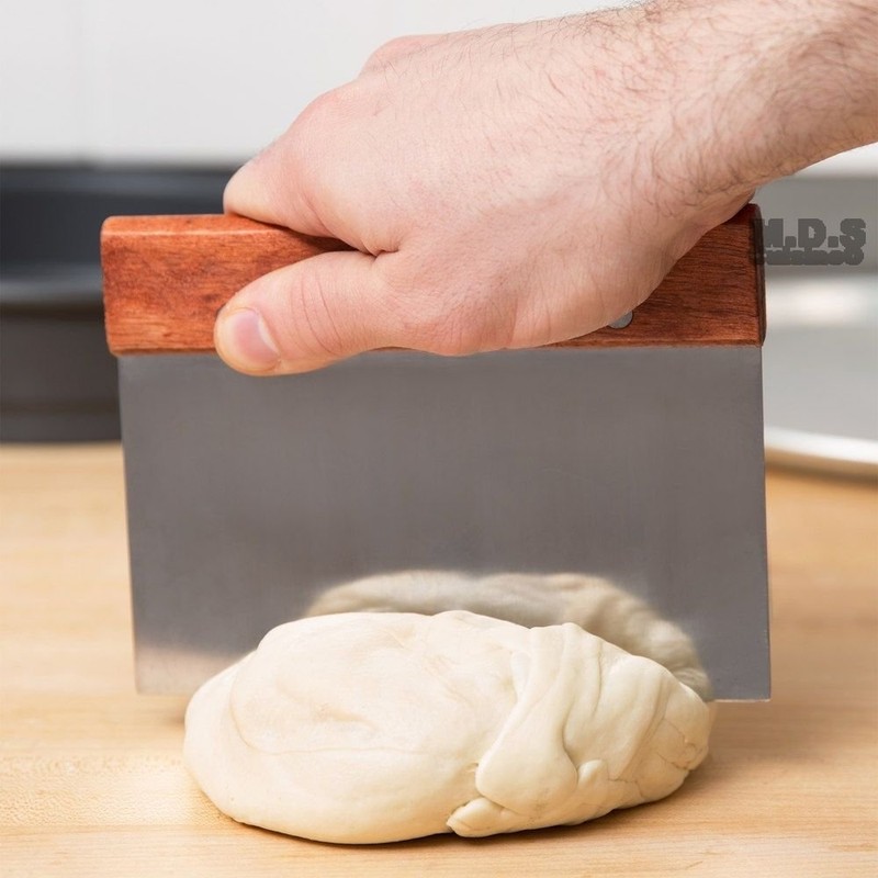 M.D.S Cuisine Cookwares Chopper Scraper Dough Cutter Stainless Steel Griddle