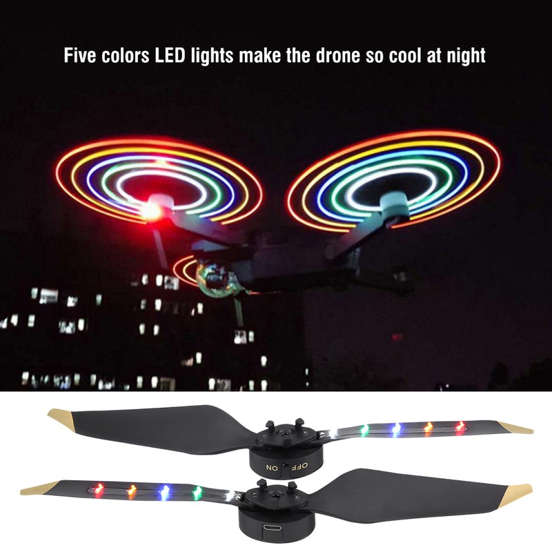 RC Drone Rechargeable Quick Release LED 8331 Propellers for DJI
