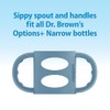 Dr. Brown's Milestones Narrow Sippy Spout Bottle with 100% Silicone,