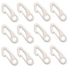 Hufopik 12 PCS Flag Pole Clip Snap Hooks Nylon Flagpole