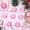 JarThenaAMCS 600Pcs Christmas Candy Mini Cupcake Liners Xmas Candy Peppermint
