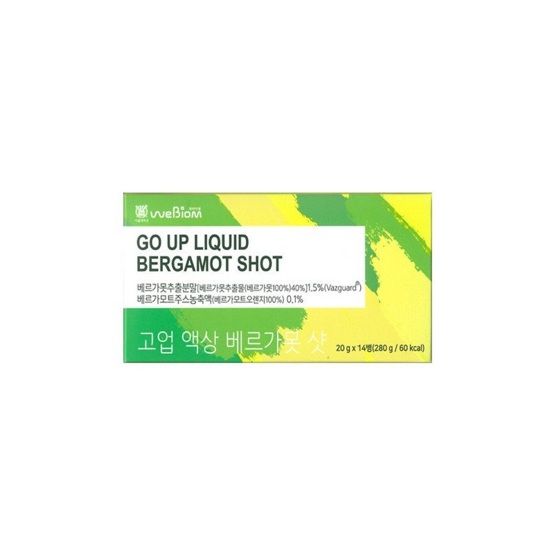 WeBiome 위바이옴 고업 액상 베르가못 샷 20g x 14병 1개