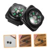 Kisangel 25pcs Portable Survival Compass with Watch Strap Mini Wrist