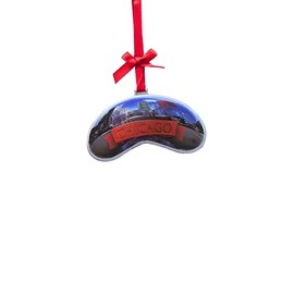 Chicago Metal Bean Ornament