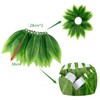 Yuelulala Hula Skirt Palm Leaf Grass Skirts Dress up Accessories