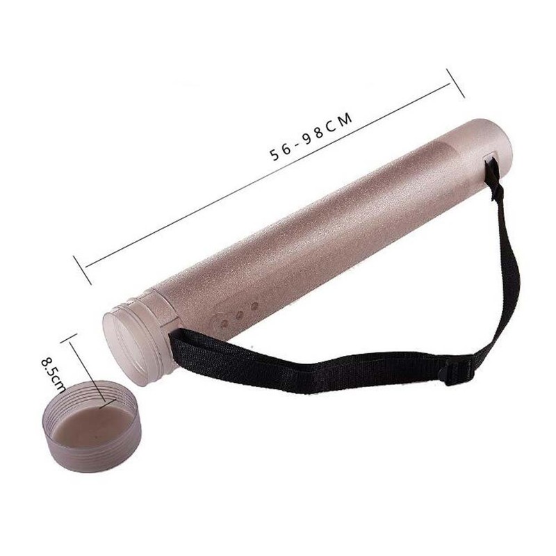 Telescopic Drawing Cylinder Plastic Painting Tube Poster Tube Carrying Case