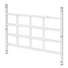 Segal S 4768 Carbon Steel Fixed 4-Bar Window Grill for
