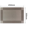 Lumaca Washable Placemats, Set of 6 Placemats Made of 70%