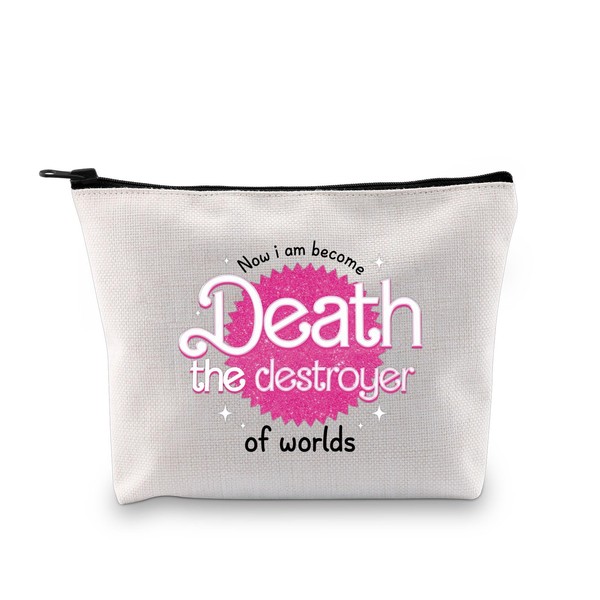 Funny Makeup Bag for Movie Lover Funny Now I am