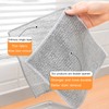 Sunyuneey Dual Layer Wet & Dry Wire Dishcloth, Stainless Steel