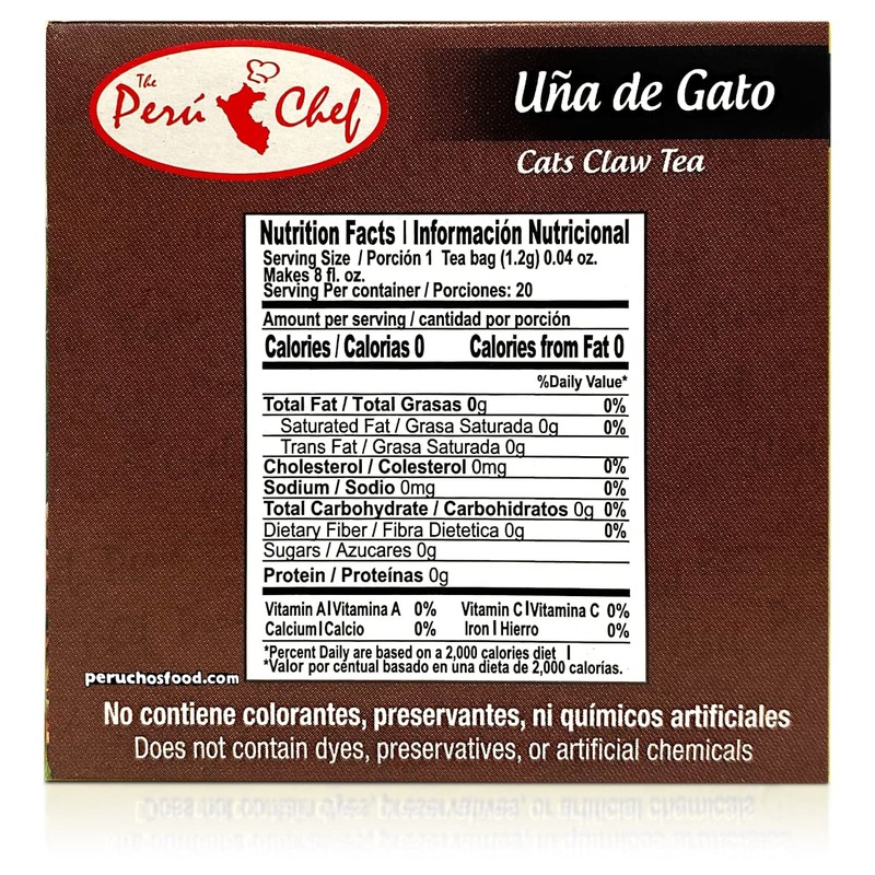 Peru Chef te Uña de Gato | Cats claw 20