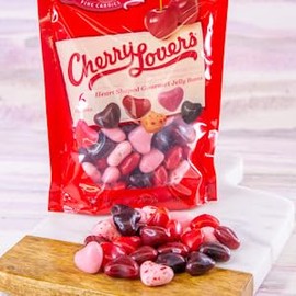 Wockenfuss Candies Cherry Lovers Jelly Beans, 7 ounce
