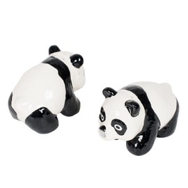 3" L Cutie China Panda Kissing Magnetic Salt & Pepper Shakers -Attractives Collection