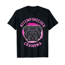 Affenpinscher Grandma | Monkey Terrier Affie Affenpinschers T-Shirt