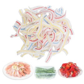 300 Pcs Colorful Food Covers Plastic Stretch, Food Covers, Elastic Plate Covers For Food, Fresh Keeping Bags, For Kitchen Fruits Vegetables Preservation Plastic Wrap For Food