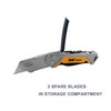 XW Utility Knife Set, Heavy Duty Zinc Alloy Retractable Box
