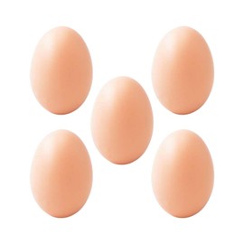 5 Stück Silikon falsche Eier, künstliche Eier, Simulation gefälschte Eier, Hilfe legen Eier, Geflügel, Nest Eier, DIY gemalt Graffiti-Eier, Ostern